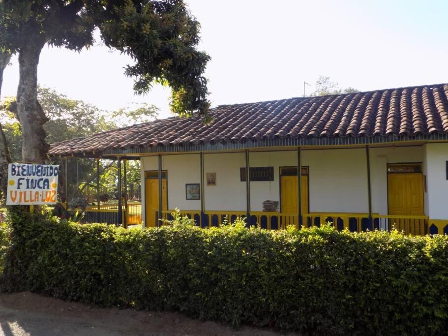 Casa Finca campesina Villa Luz Montenegro Exterior foto